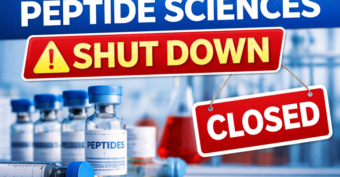 Peptide Sciences shut down