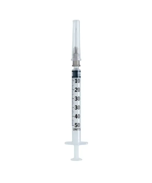 Injection Syringe 0.5cc 5/16 Inch 8mm